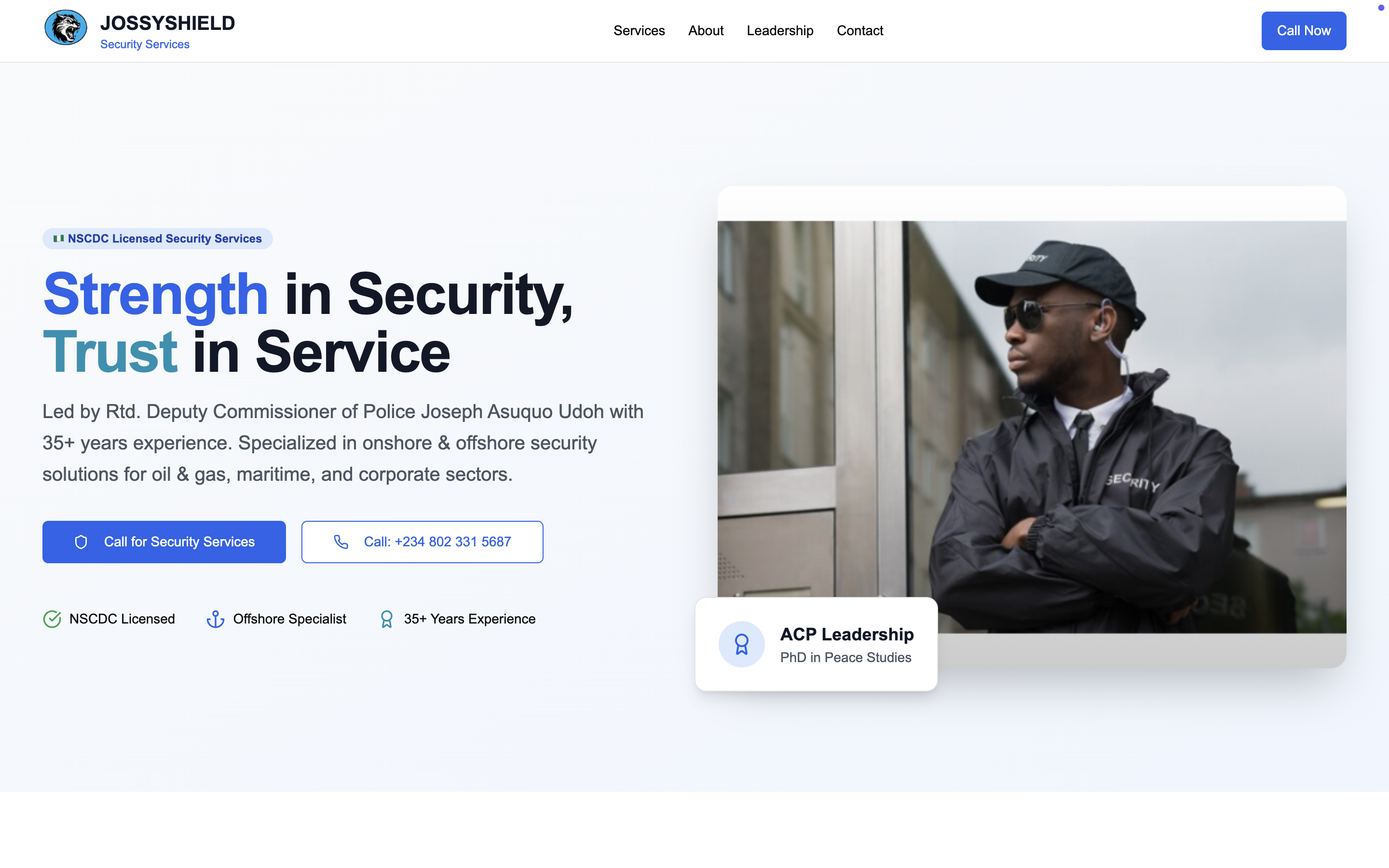 Jossy Shield Securities Screenshot